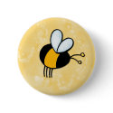 peace love bees buttons