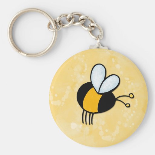 peace love bees key chain