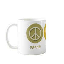 Peace Love Biblical Languages Coffee Mugs