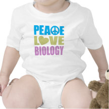 Peace Love Biology Shirt