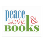 Peace Love Books II Post Cards