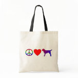 Peace Love Border Terriers Bag