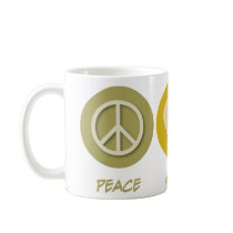 Peace Love Botany Mug