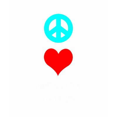Peace love Brittany Tshirts by zendogboutique
