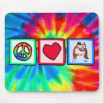 Peace, Love, Bulldogs Mouse Mats