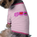 Peace Love Burkina pet clothing