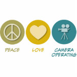 Peace Love Camera Operating photo sculptures