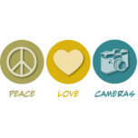 Peace Love Cameras photo sculptures