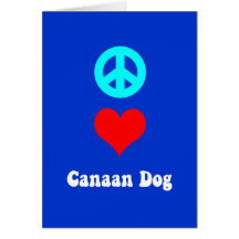peace love Canaan Card