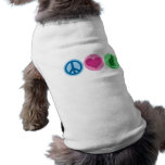 Peace Love Cats pet clothing