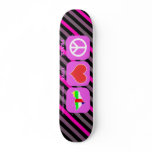 Peace Love Central African Republic skateboards