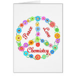 Peace Love Chemistry Greeting Cards