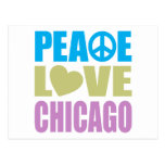 Peace Love Chicago Postcards