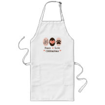 Peace Love Chihuahuas Apron