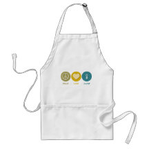 Peace Love Choir Aprons
