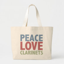 Peace Love Clarinets Bag