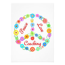 PEACE LOVE COACHING CUSTOM INVITES