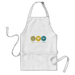 Peace Love Coffee aprons