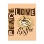 PEACE LOVE COFFEE postcards