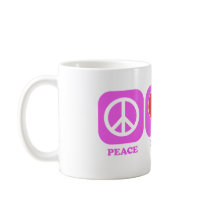 Peace Love Congo Brazzaville Coffee Mug