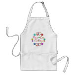 PEACE LOVE COOKING APRONS