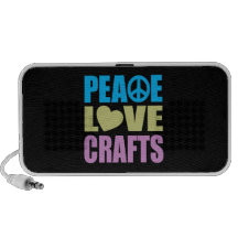 Peace Love Crafts Notebook Speakers