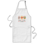 Peace Love Crochet Apron