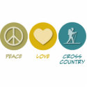 Peace Love Cross Country Skiing photo sculptures