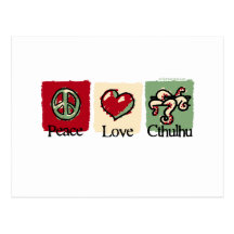 Peace. Love. Cthulhu. Post Cards