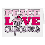 Peace, Love & Cupcakes! Card