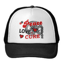 Peace Love Cure 2 Diabetes Mesh Hats