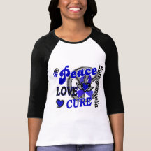 Peace Love Cure 2 Syringomyelia T-shirts