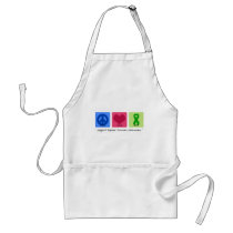Peace Love Cure Bipolar Disorder Apron