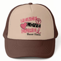 PEACE LOVE CURE BREAST CANCER