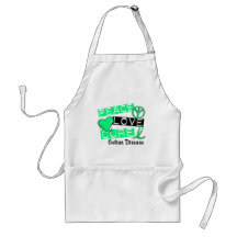 PEACE LOVE CURE CELIAC DISEASE T-Shirts Aprons