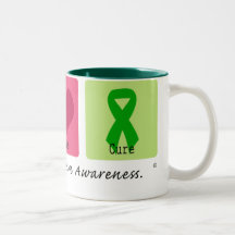 Peace Love Cure Depression Coffee Mug