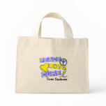 PEACE LOVE CURE DOWN SYNDROME bags