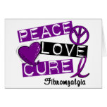 PEACE LOVE CURE FIBROMYALGIA cards