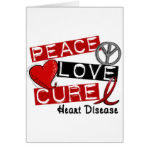 PEACE LOVE CURE HEART DISEASE