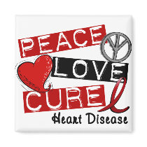 PEACE LOVE CURE HEART DISEASE