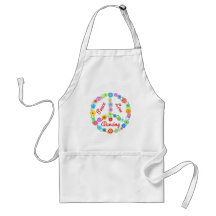 Peace Love Dancing Apron