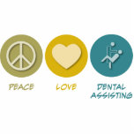 Peace Love Dental Assisting photo sculptures