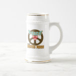 PEACE LOVE DENTAL FLOSS COFFEE MUG
