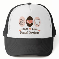 Peace Love Dental Hygiene Hat