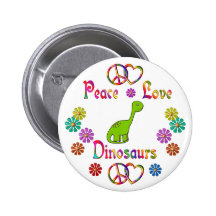 PEACE LOVE DINOSAURS PIN