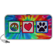 Peace, Love, Dog; Pawprint Mp3 Speaker