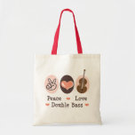 Peace Love Double Bass Music Bag