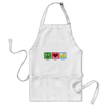 Peace Love Ducks Aprons