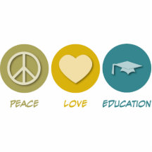 Peace Love Education Cut Outs