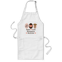 Peace Love Emergency Medicine Apron